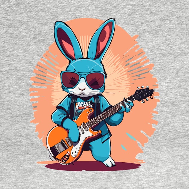 Rabbit Play Guitar by ReaBelle